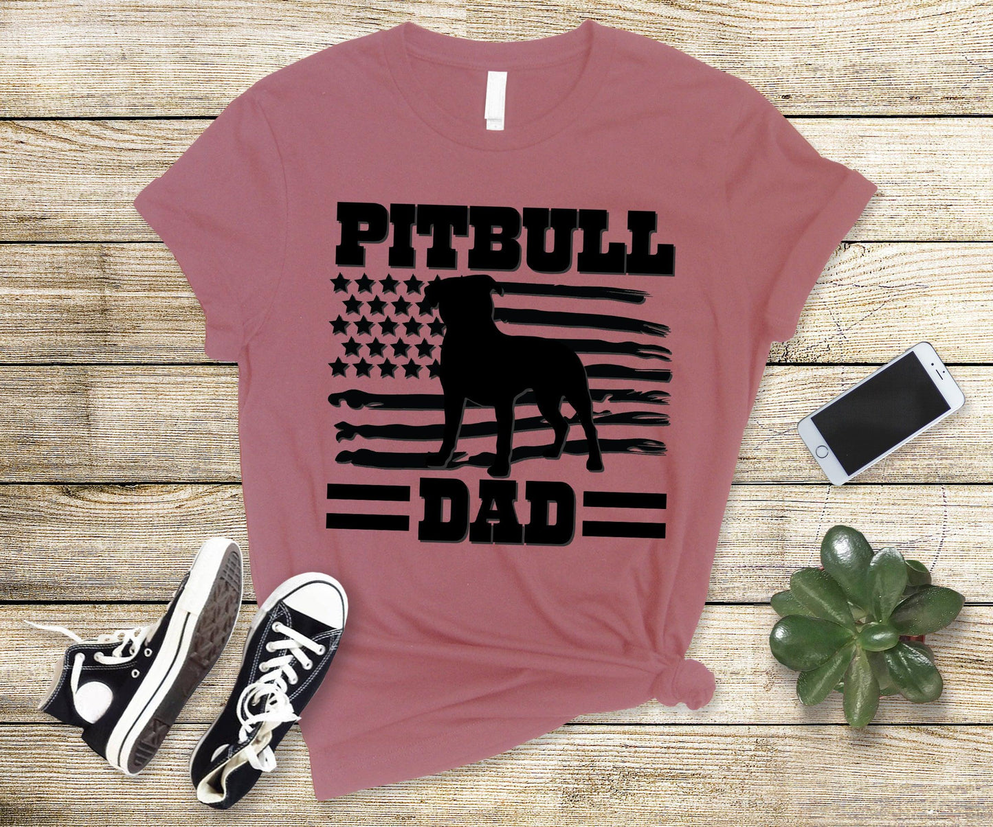 Pitbull Dad Unisex Tee