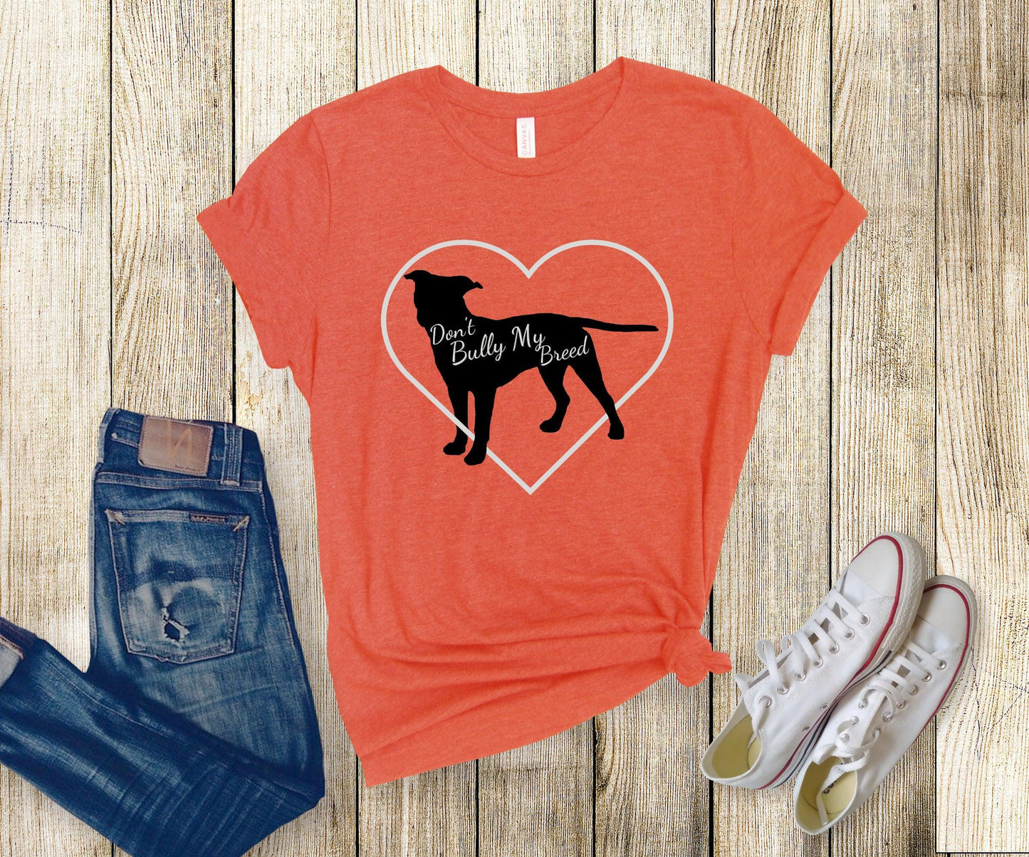 Pitbull Heart Unisex Tee